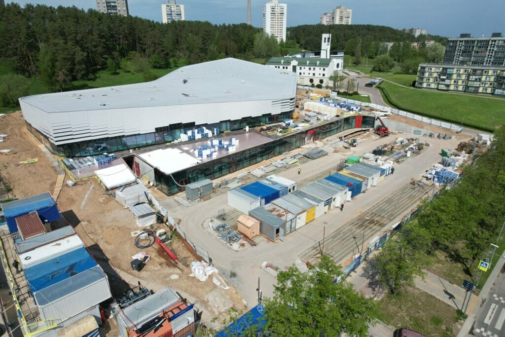Lazdynų baseinas (Erfurto g. 13) - Pool - construction photos