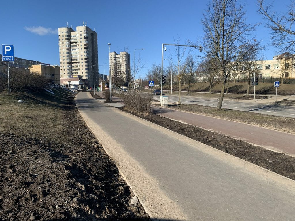S. Stanevičiaus g. dviračių takas (S. Stanevičiaus g.) - Bike path - construction photos
