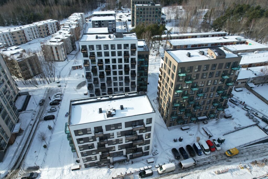 Bajorų lajos 2 etapas (Bajorų kel. 29) - Daugiabutis - statybų nuotraukos