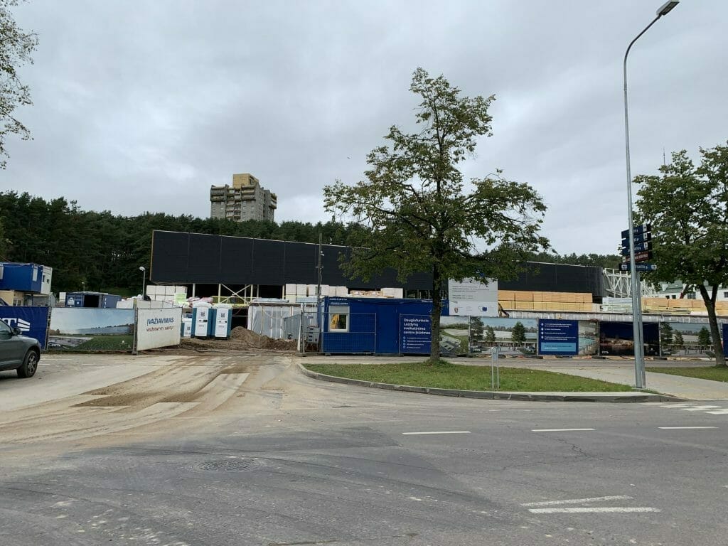 Lazdynų baseinas (Erfurto g. 13) - Pool - construction photos