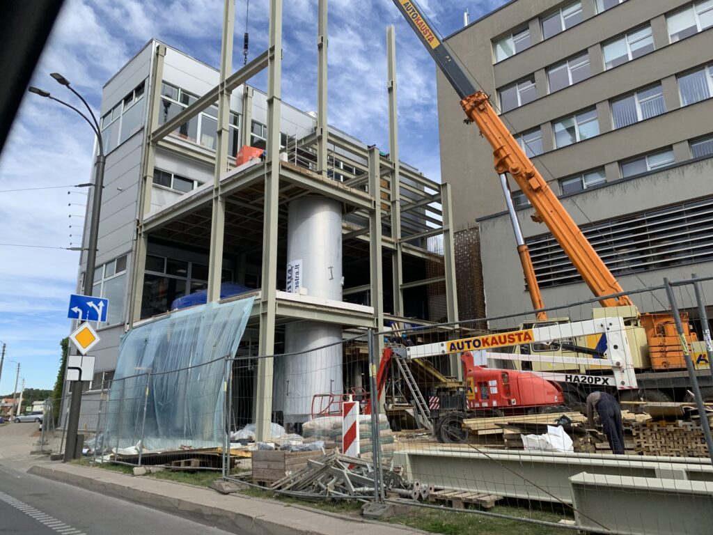 Volfas Engelman gamyklos plėtra (Kaunakiemio g. 2) - Lengvosios pramonės gamykla - statybų nuotraukos