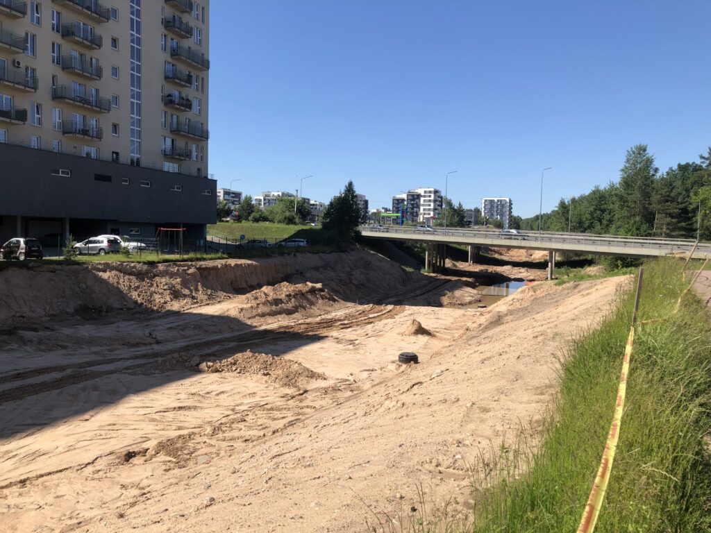 Smalinės g. tęsinys (Smalinės g.) - Bike path, Street - construction photos