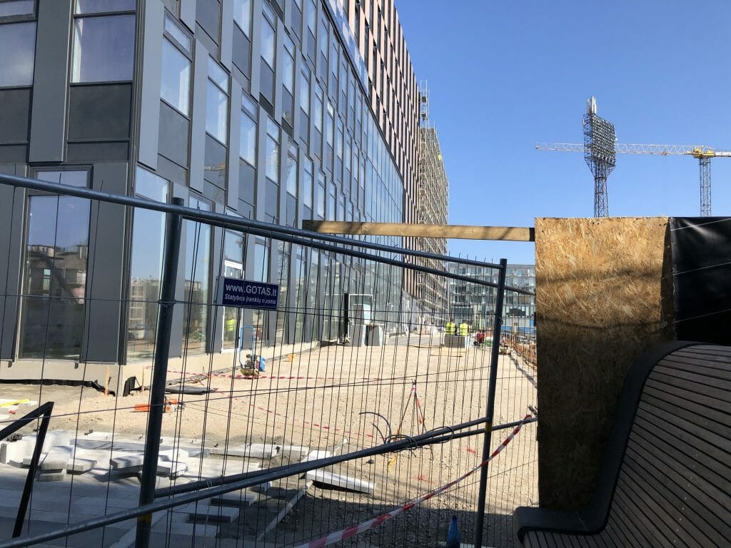 Business Stadium North (Rinktinės g. 3) - Verslo centras - statybų nuotraukos