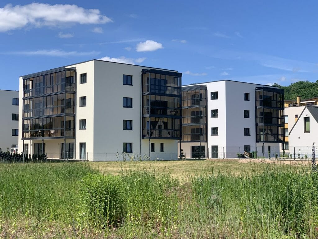 Lampėdžio takas 1 etapas (Įkalnės aklg.) - Multi apartment - construction photos