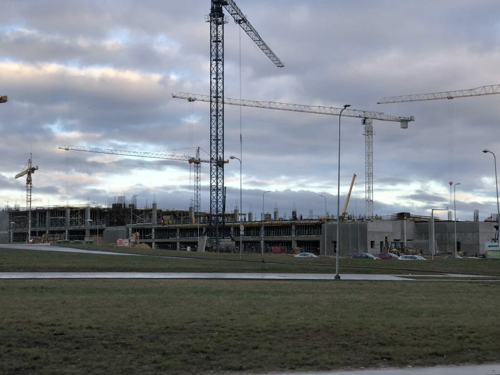 Vilnius OUTLET (Vytauto Pociūno g. 8) - Shopping center - construction photos