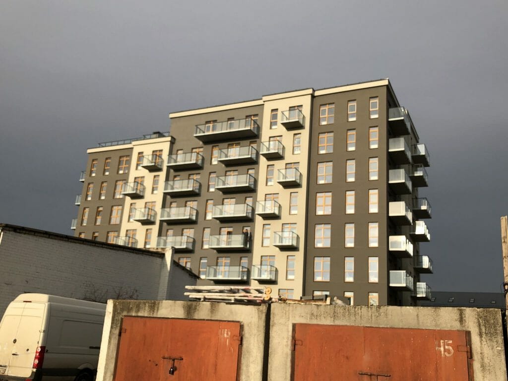 Miesto ritmu (Žalgirio g. 106A) - Multi apartment - construction photos