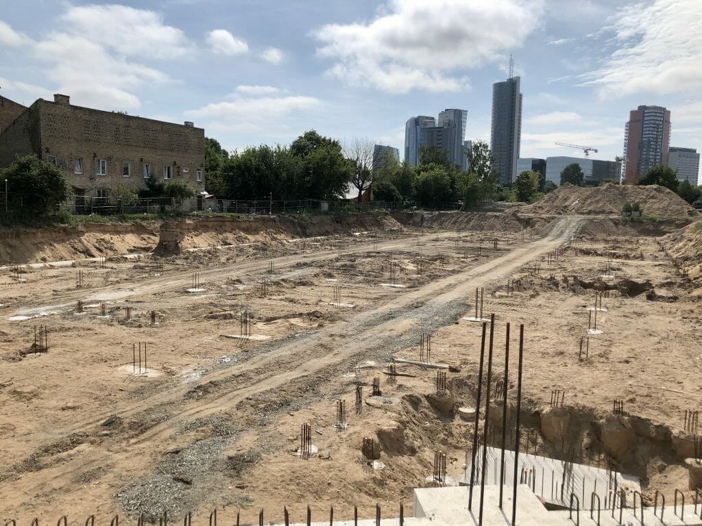 Namai-Kintai (sublokuoti namai) (Kintų g. 13) - Row housing - construction photos