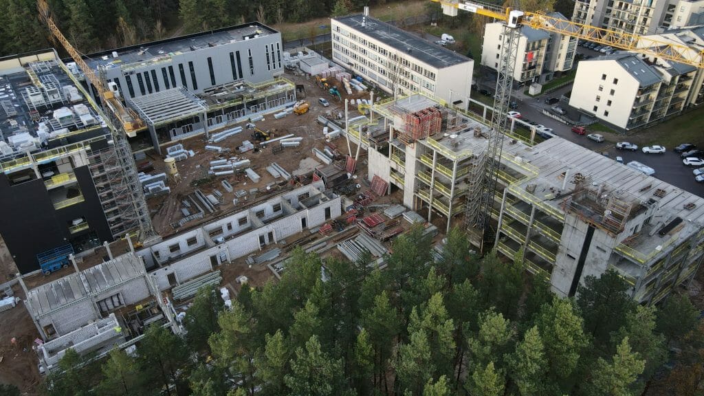 VGTU Elektronikos, Mechanikos ir Transporto inžinerijos fakultetų mokomasis korpusas (Plytinės g. 25-2) - Higher education - construction photos