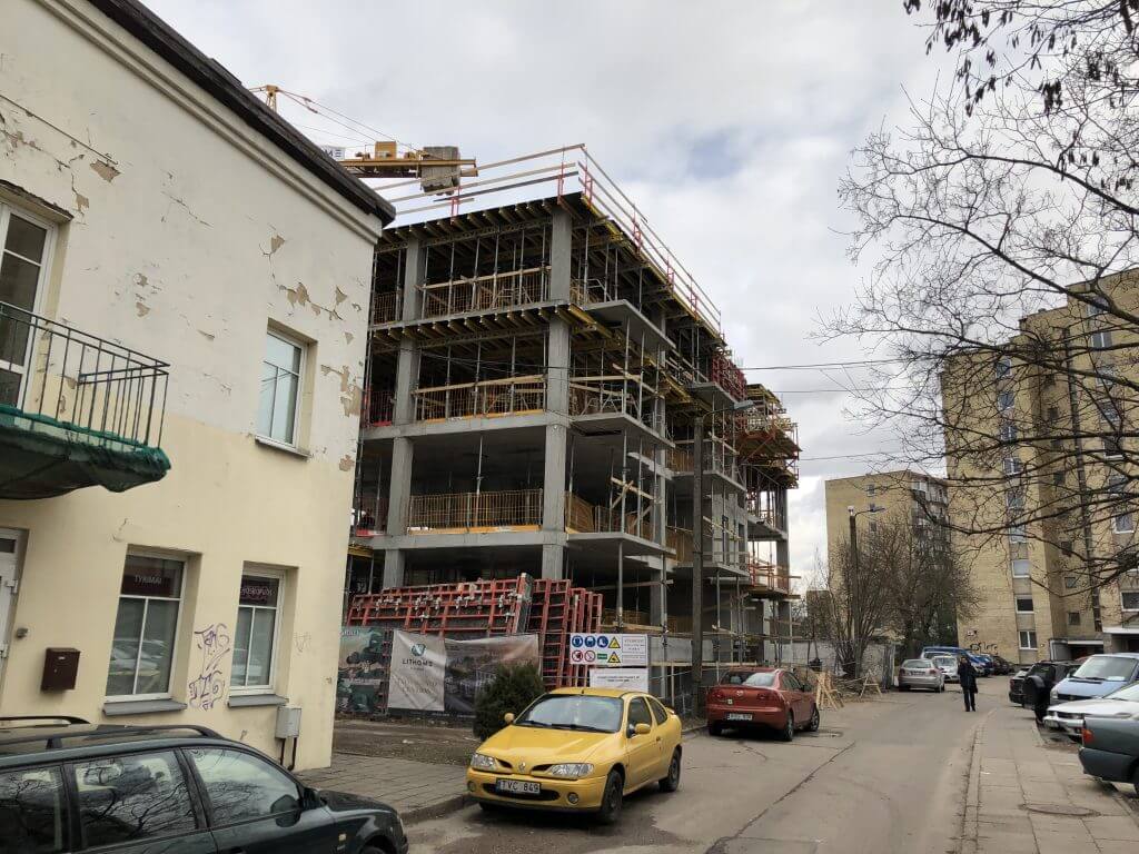 N-GARDEN (Naugarduko g. 50B) - Multi apartment - construction photos