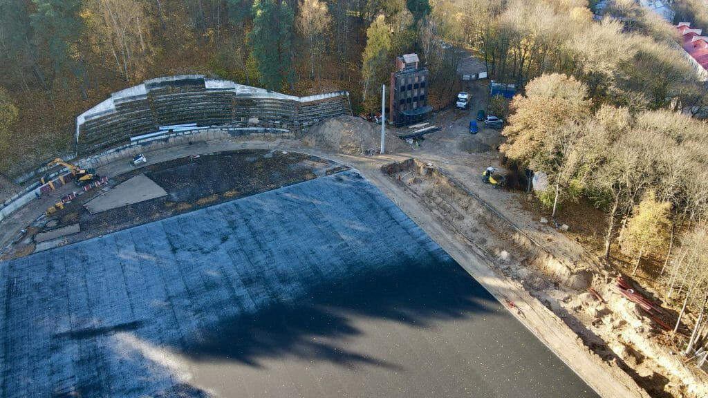 Kalnų parko stadionas (T. Kosciuškos g. 7) - Sports field or court - construction photos