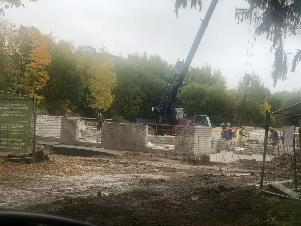 Paparčio žiedas 1 etapas (Partizanų g. 192B) - Daudzdzīvokļu nams - būvdarbu attēli