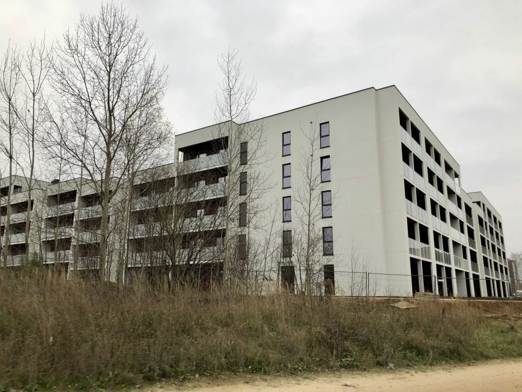 Naujoji Pilaitė 13 kvartalas (Karaliaučiaus g. 28) - Multi apartment - construction photos