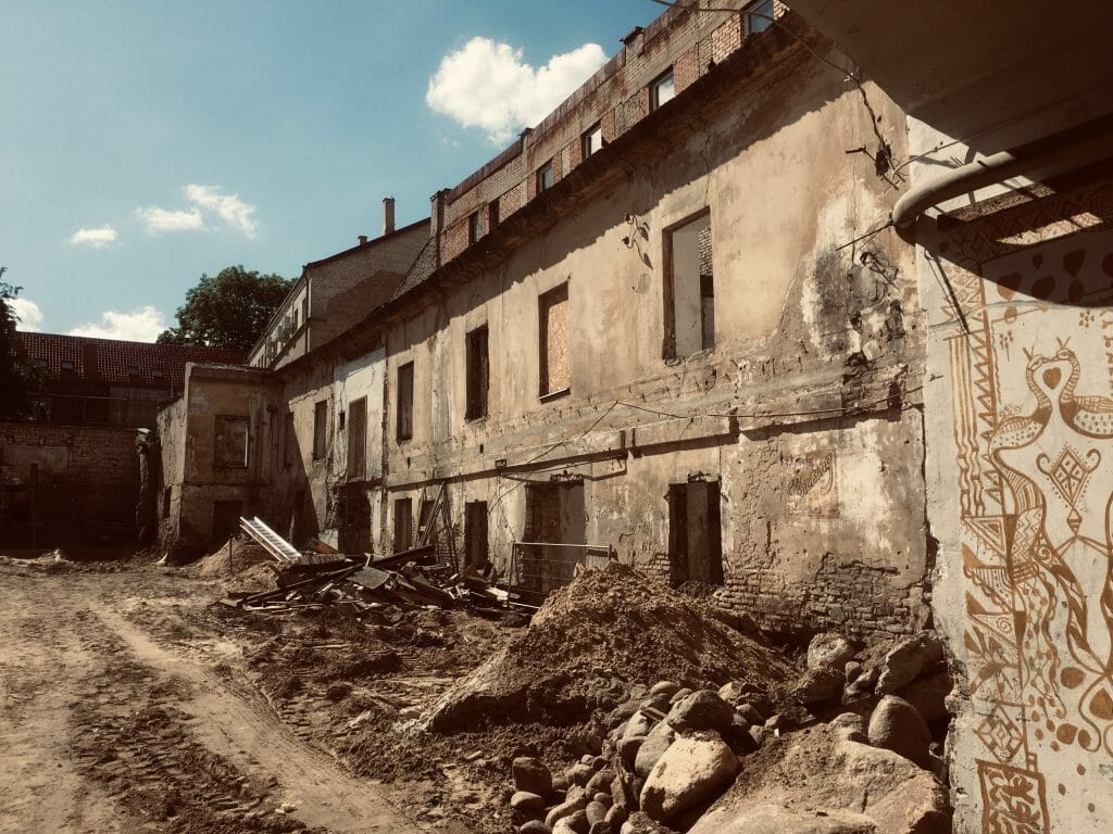 Totorių sodas (Totorių g. 13) - Multi apartment - construction photos