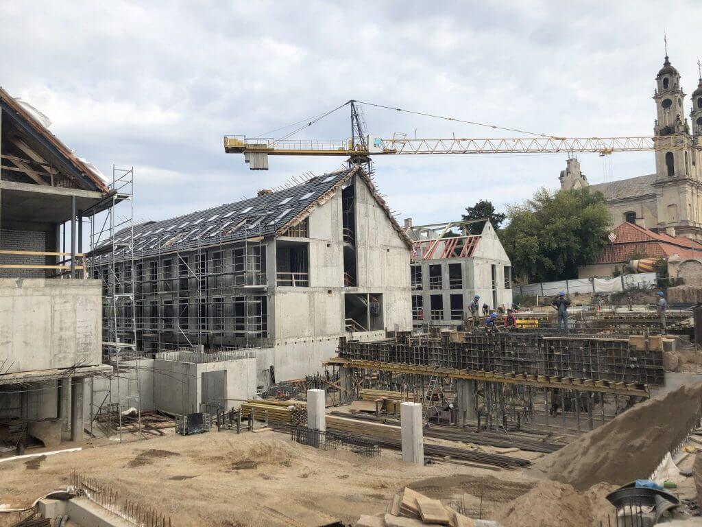 Misionierių sodai (Subačiaus g. 20) - Multi apartment - construction photos