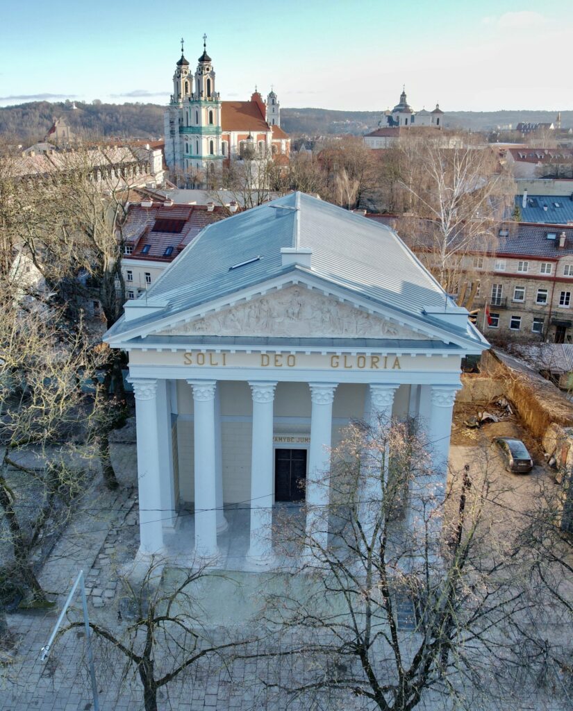 Evangelikų Reformatų bažnyčios komplekso rekonstrukcija (Pylimo g. 18) - Cultural center - construction photos