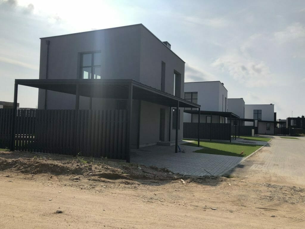 Girdavos g. 20, 22, 24, 26, 28 (Girdavos g. 20, 22, 24, 26, 28) - Private house community - construction photos
