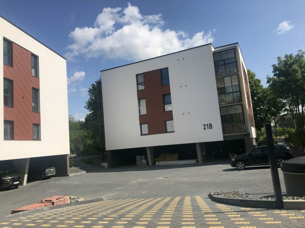 Panoramos trio (Amerikos Lietuvių g. 21) - Multi apartment - construction photos