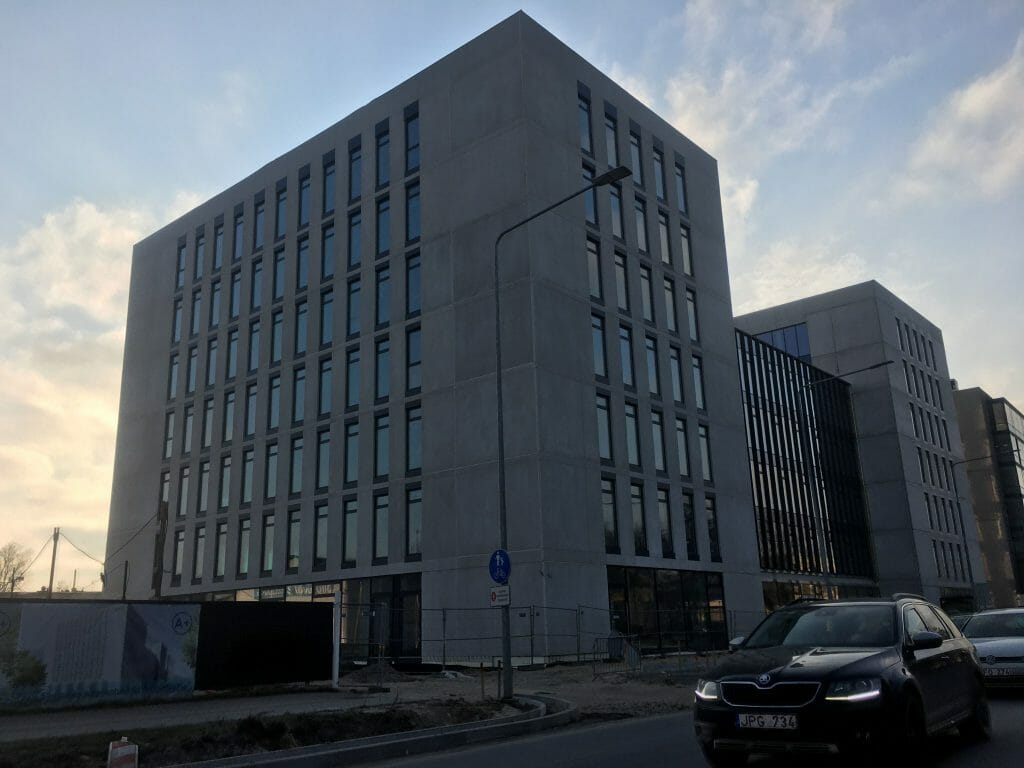 OFFICE 100 by Skraidenis (Panerių g. 49) - Office center - construction photos