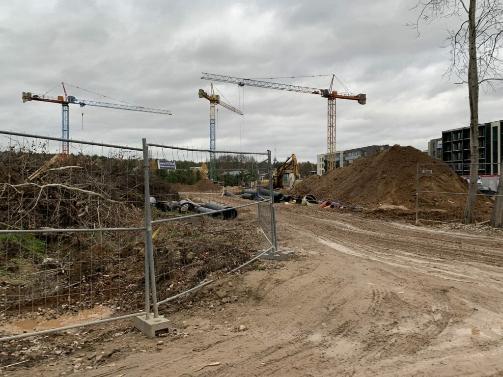 Aitvarų namai 4 etapas (Lietaus g. 8, Lazdynėlių g. 16D, Lazdynėlių g. 16E, Lietaus g. 14) - Korterelamu - ehituse fotod