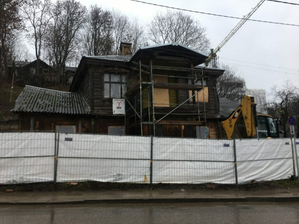 Medinės architektūros muziejus (Polocko g. 52) - Museum - construction photos