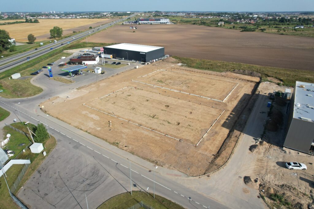 Sendvario g. 10 (Sendvario g. 10, Sudmantų k.) - Shopping center - construction photos