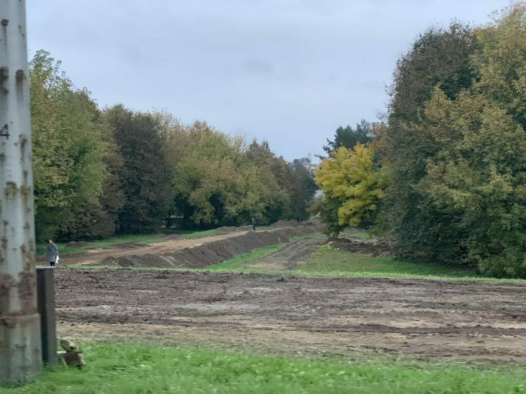 Neries krantinės parkas (Neries krant.) - Park - construction photos