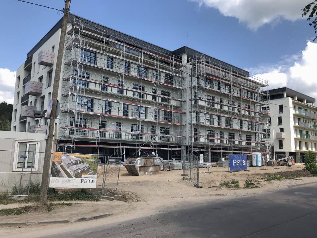 P9 (Paplaujos g. 9A) - Korterelamu - ehituse fotod