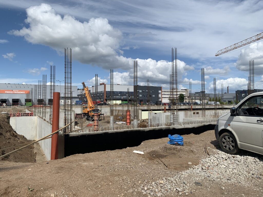 Raudondvario pl. 131C (Raudondvario pl. 131C) - Office center - construction photos