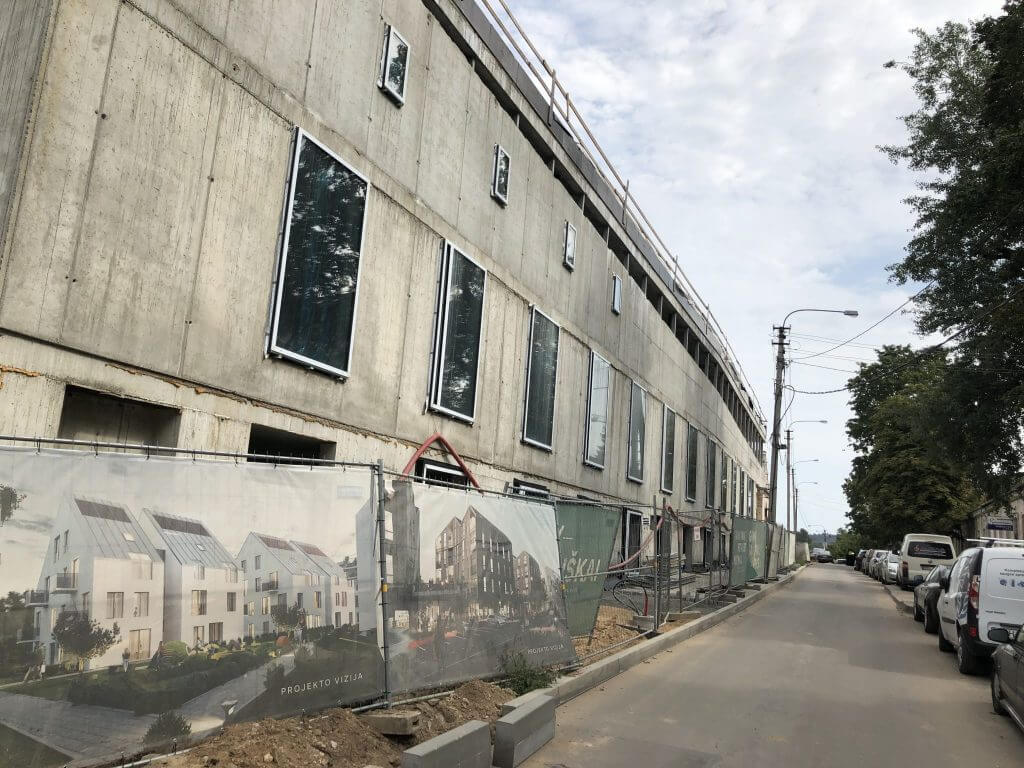 Verslo namai PAUPYS (Aukštaičių g.) - Office center - construction photos