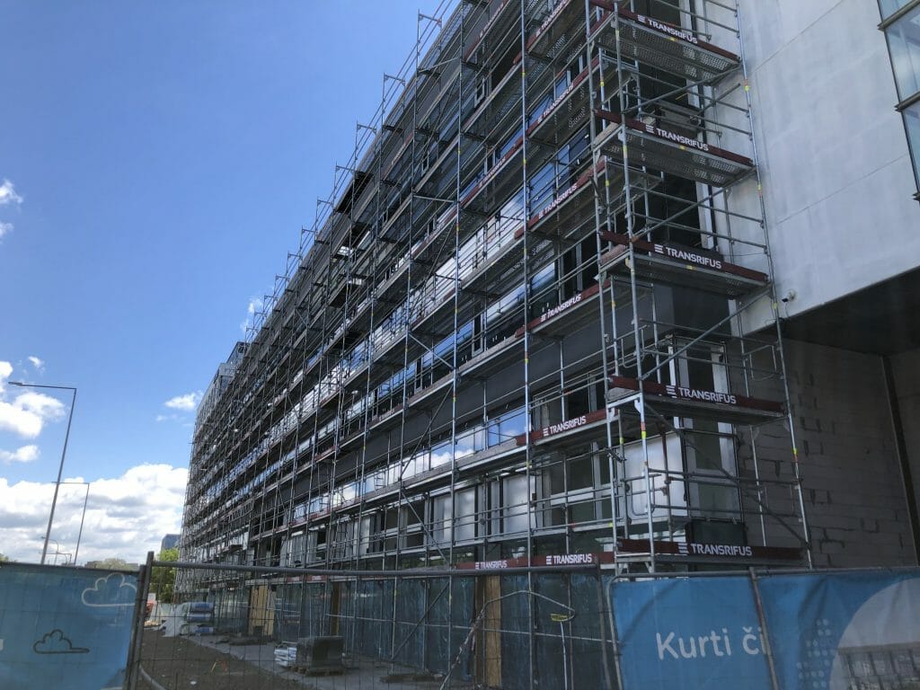 Žalgirio 112 (Žalgirio g. 112) - Biroju centrs - būvdarbu attēli