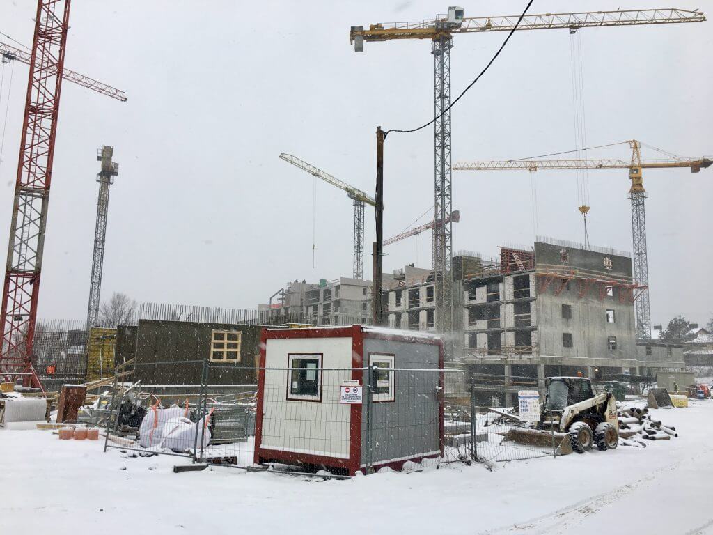 Žvėryno panoramos (Siesikų g. 14) - Multi apartment - construction photos