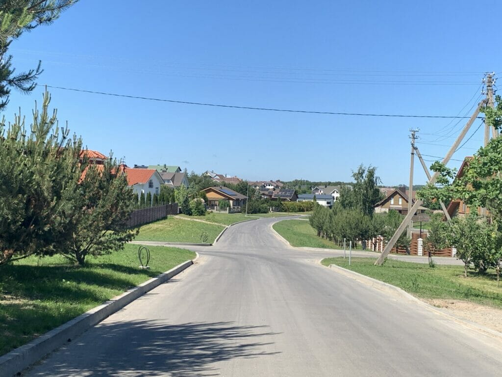 Tauralaukio gyvenvietės gatvės (Vėjo g., Virkučių g., Uosių g., Žvaigždžių g., Vaivorykštės g., Griaustinio g., Lietaus g., Slengių g., Arimų g., Akmenų g., Debesų g., Smėlio g.) - Street - construction photos