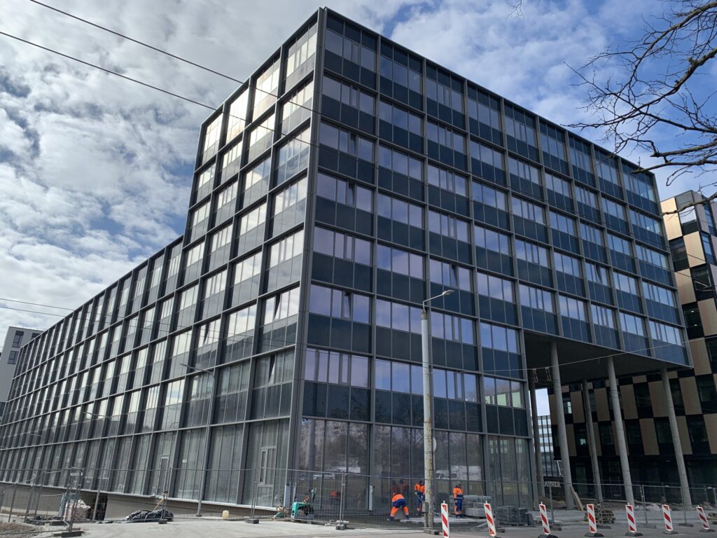 Business Stadium North East (Rinktinės g. 3) - Verslo centras - statybų nuotraukos