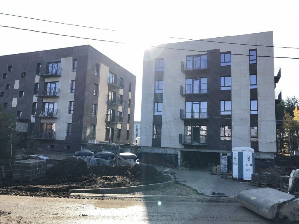 Lazdynėlių 30 (Lazdynėlių g. 30) - Daudzdzīvokļu nams - būvdarbu attēli