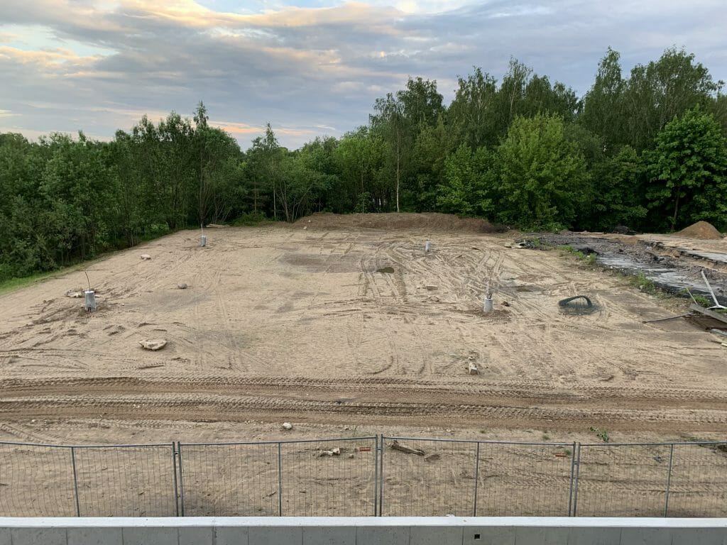Sporto aikštynai Ozo g. (Ozo g. 39B) - Spordiväljak - ehituse fotod
