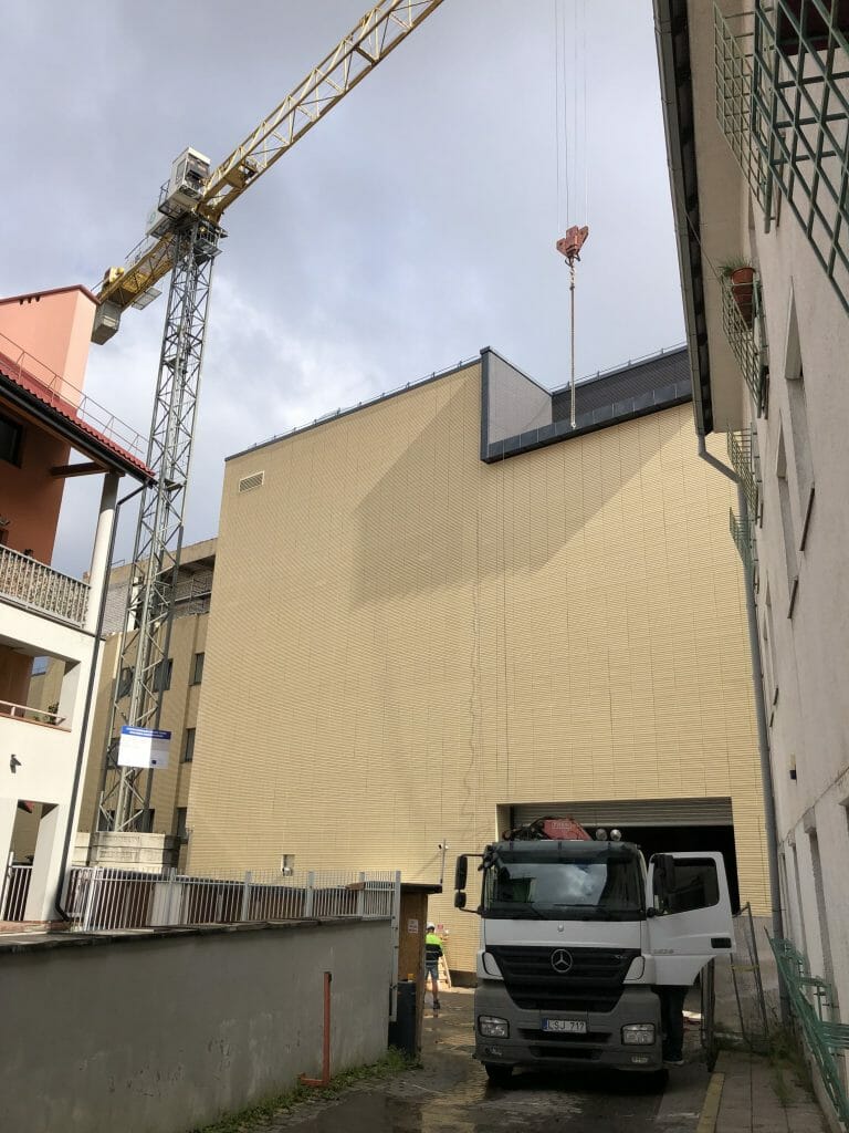 Lietuvos nacionalinis dramos teatras (Gedimino pr. 4) - Cultural center - construction photos