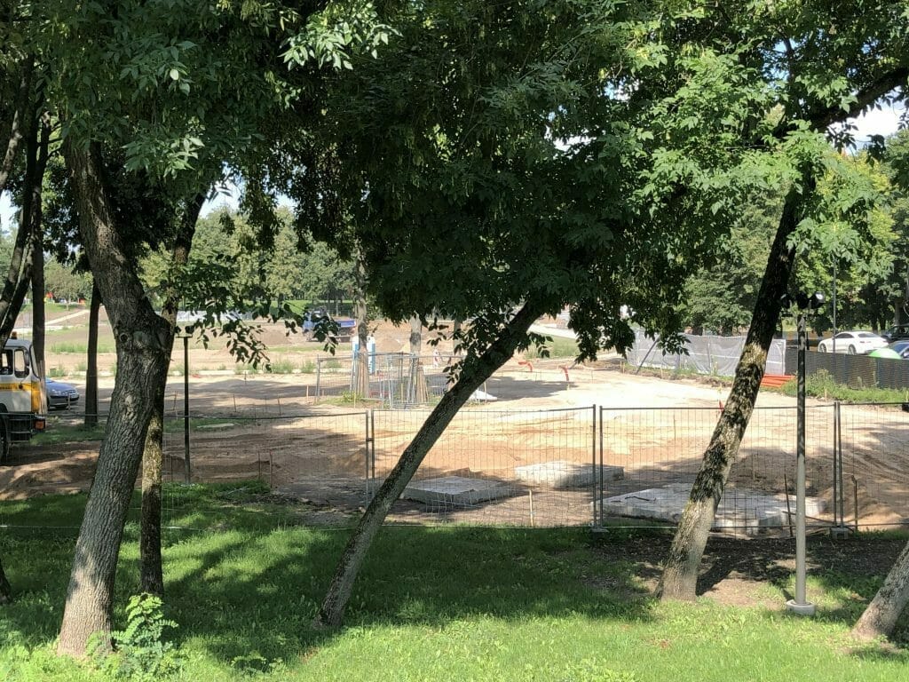 Santakos parkas (Prieplaukos krant.) - Park - construction photos