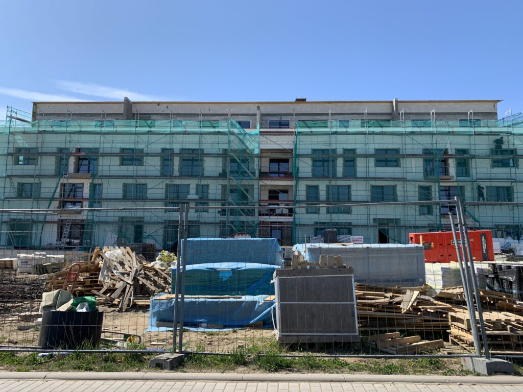 Liepų terasos | 1 etapas (A, B namai) (Arimų g. 64) - Multi apartment - construction photos