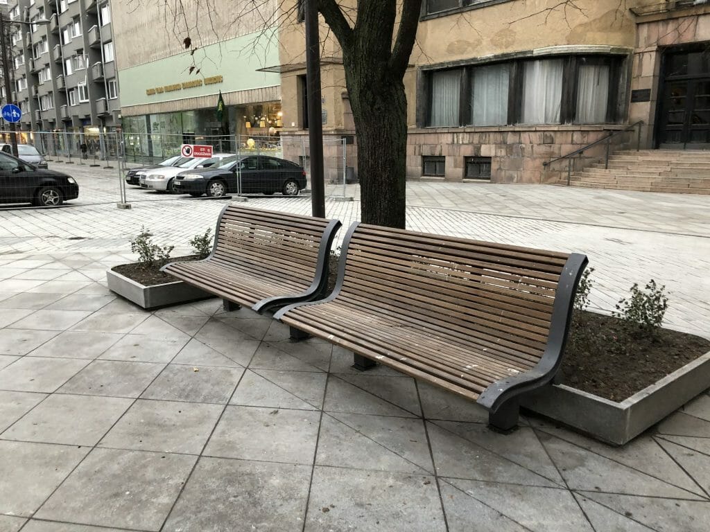 Laisvės al. 2 etapas (Laisvės al.) - Pedestrian path - construction photos