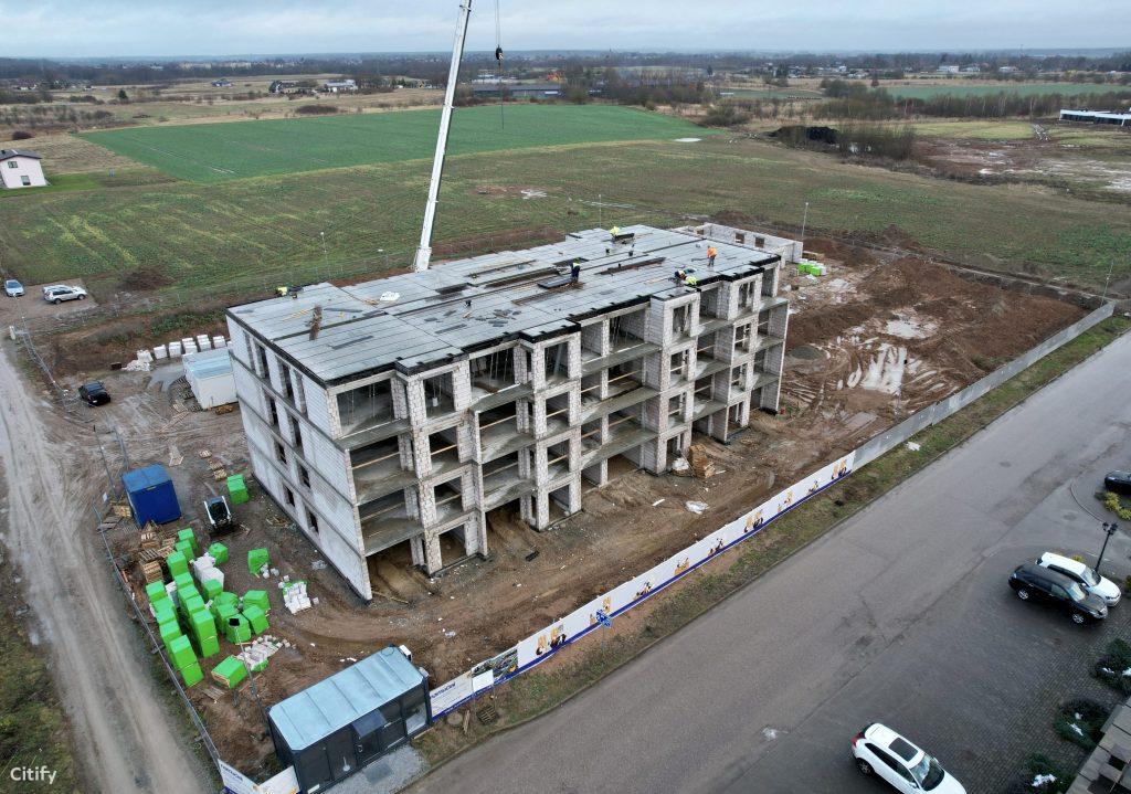 Namučiai 1 etapas (A, B namai) (Versmės g. 24) - Multi apartment - construction photos
