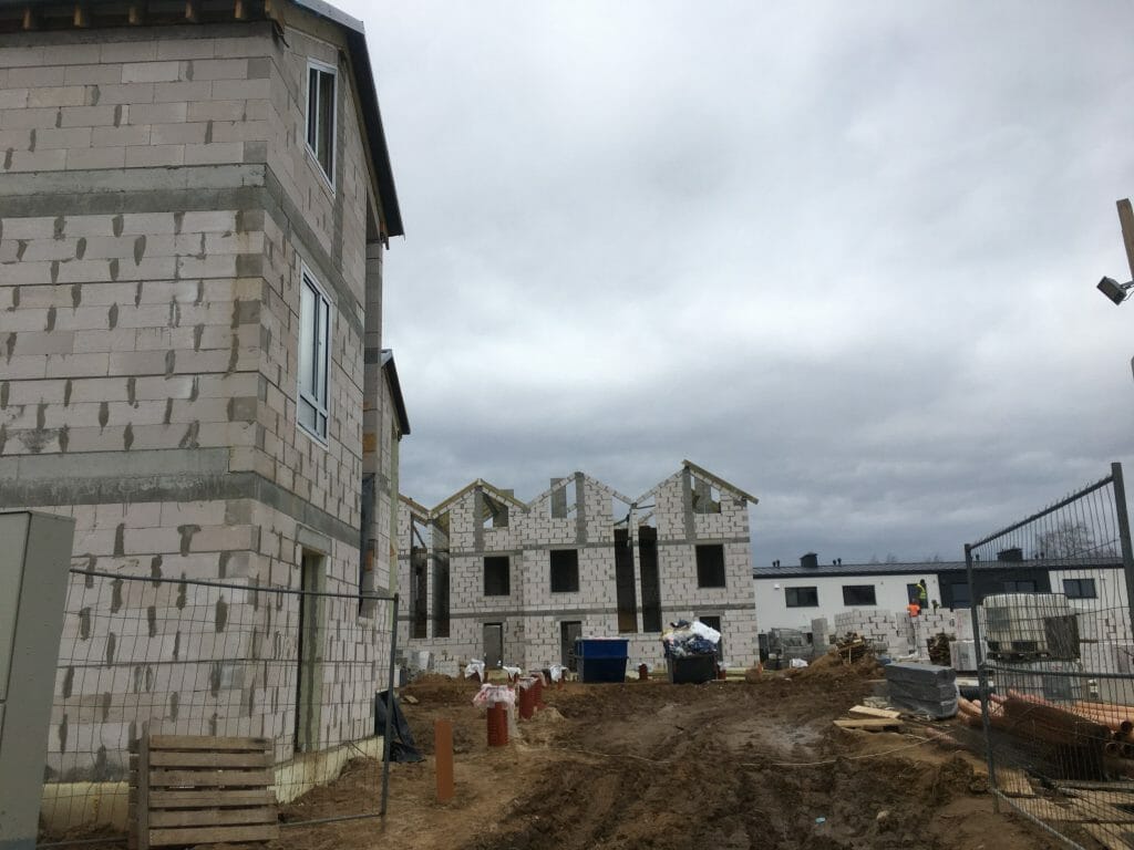 Memelhaus (Juodupio g. 35, 35A, 35B, 35C, 35D, 35E, 37) - Row housing - construction photos