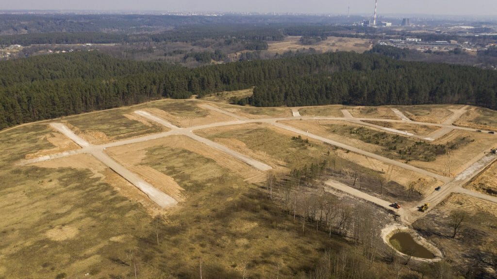 Miško panorama (Onuškio g.) - Maatükid - ehituse fotod