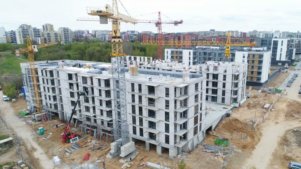 Grigalaukio dominija 4 etapas (Budiniškių g. 9) - Multi apartment - construction photos