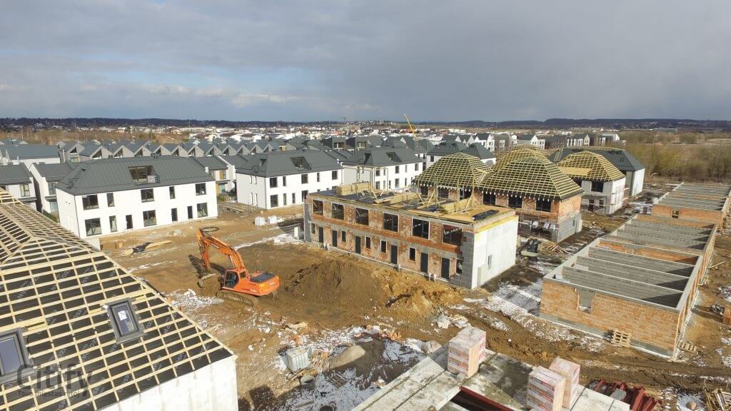 Rytinė žvaigždė (Valonų g. 13) - Row housing - construction photos