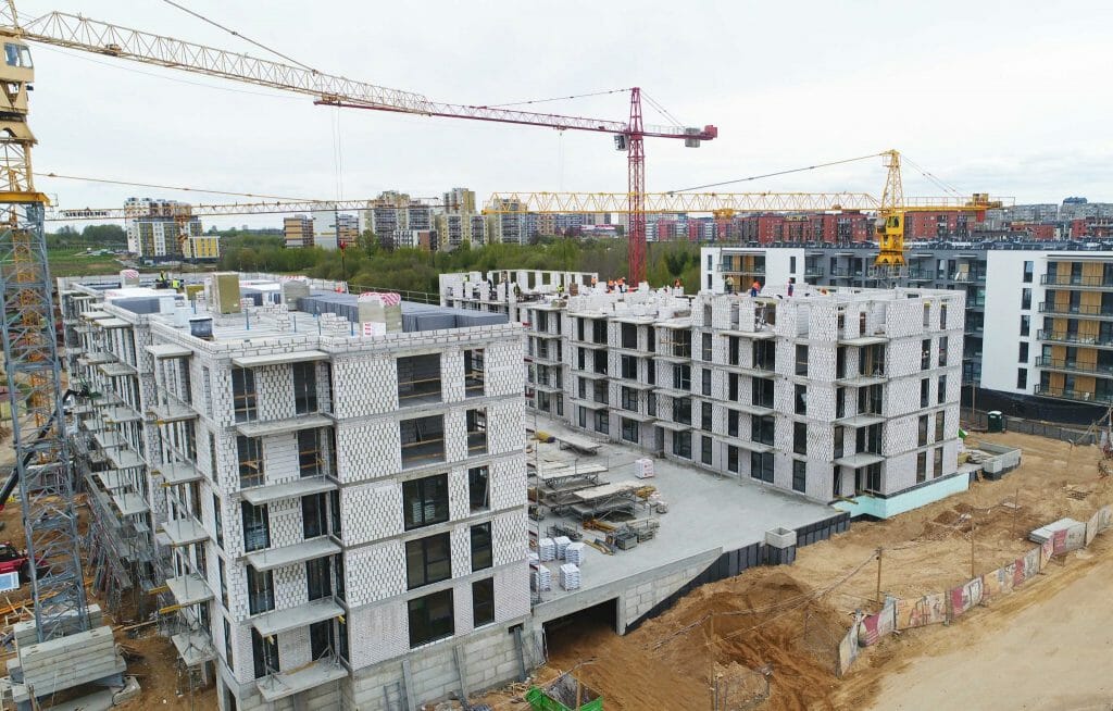 Grigalaukio dominija 4 etapas (Budiniškių g. 9) - Multi apartment - construction photos