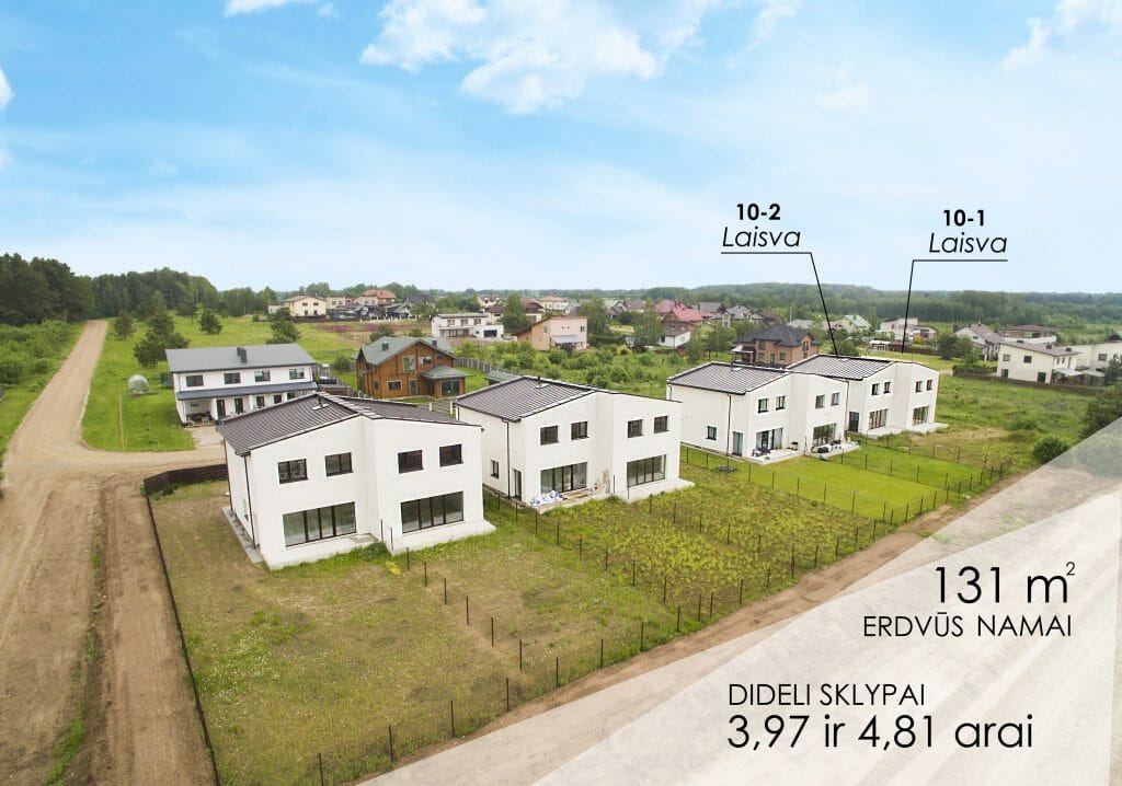 Sebastijoniškių g. 10, 10A, 12, 12A (Sebastijoniškių g. 10, 10A, 12, 12A) - Rindu mājas - vizualizācija