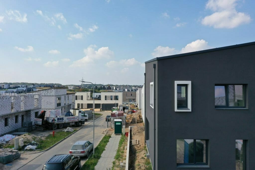 Kalnėnų TRIO 1-2 etapai (Albanų g. 12, 14) - Row housing - construction photos