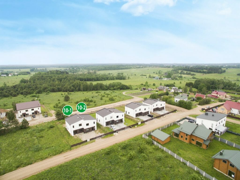 Sebastijoniškių g. 10, 10A, 12, 12A (Sebastijoniškių g. 10, 10A, 12, 12A) - Rindu mājas - vizualizācija