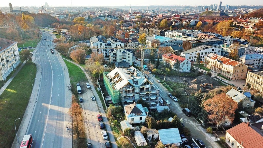 Aukštupis (Krivūlės g. 9) - Multi apartment - construction photos