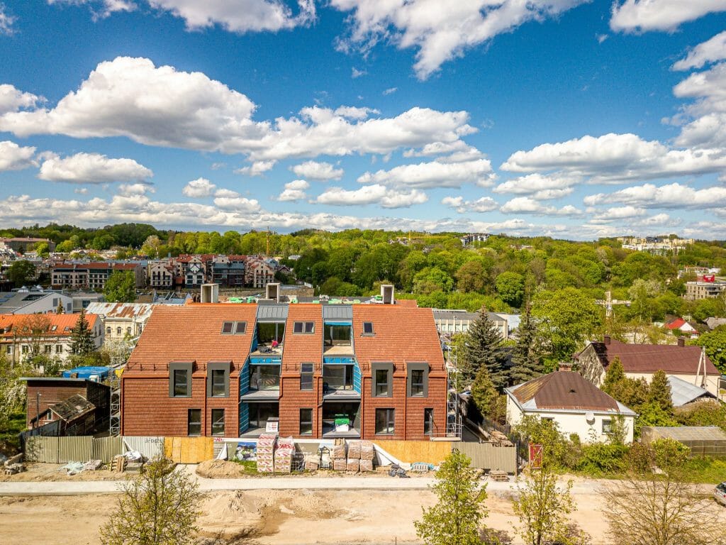 Aukštupis (Krivūlės g. 9) - Multi apartment - construction photos